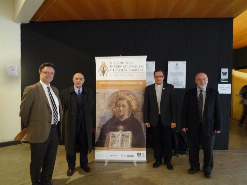 Enrique Martínez inaugura a Xile el Congrés Internacional Tomista