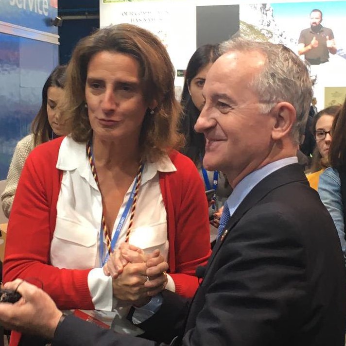 Ponència i trobada amb la ministra Ribera al COP25