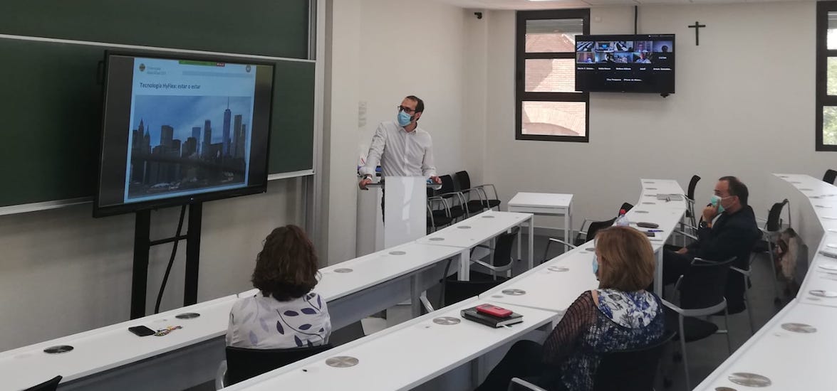 Formación sobre las aulas de doble presencialidad 